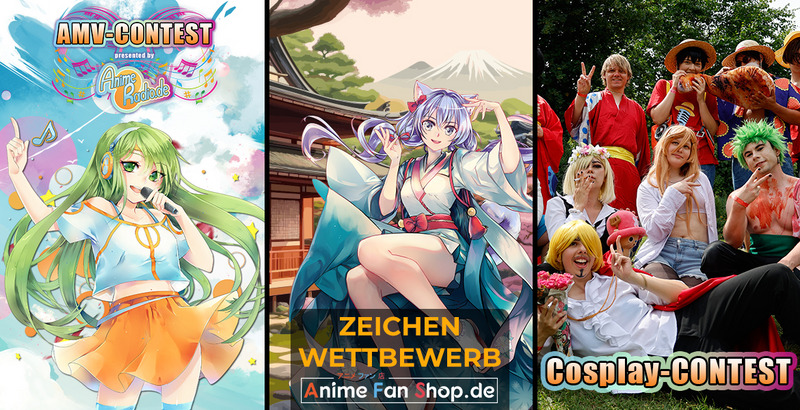 Anmeldung für AMV-, Zeichen- und Cosplay-Contest online 